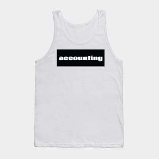 Accounting Tank Top